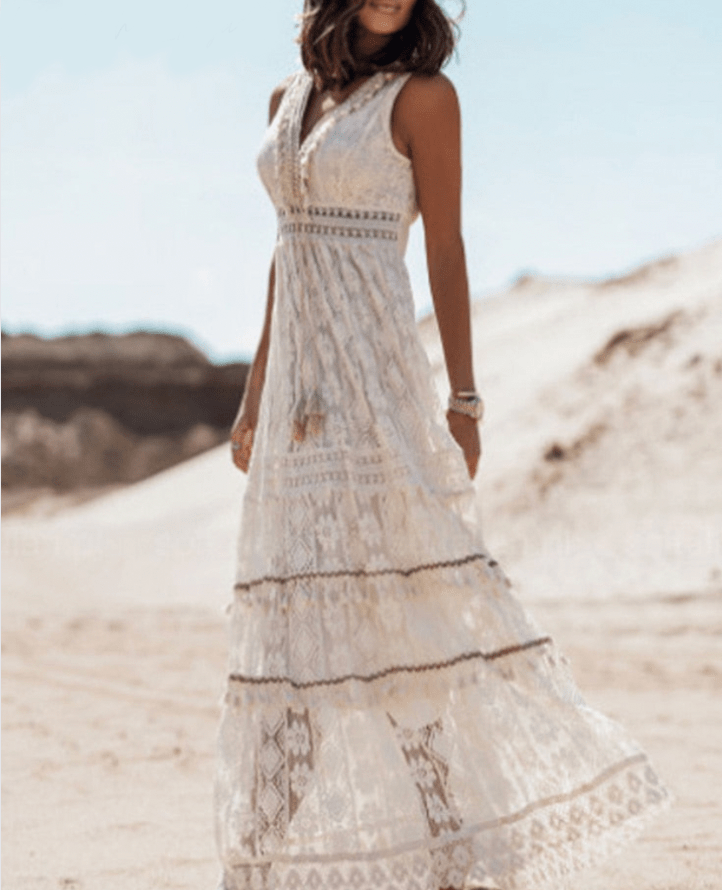 Sahara Maxi Jurk | Boho Elegantie & Comfort