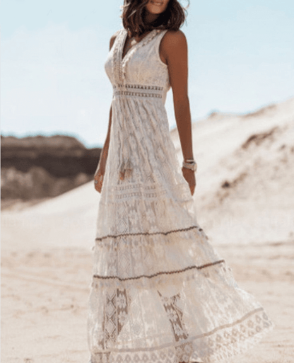 Sahara Maxi Jurk | Boho Elegantie & Comfort