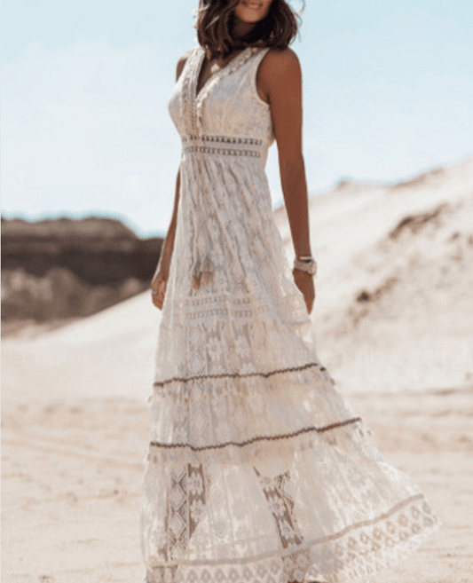 Sahara Maxi Dress | Boho Elegance & Comfort