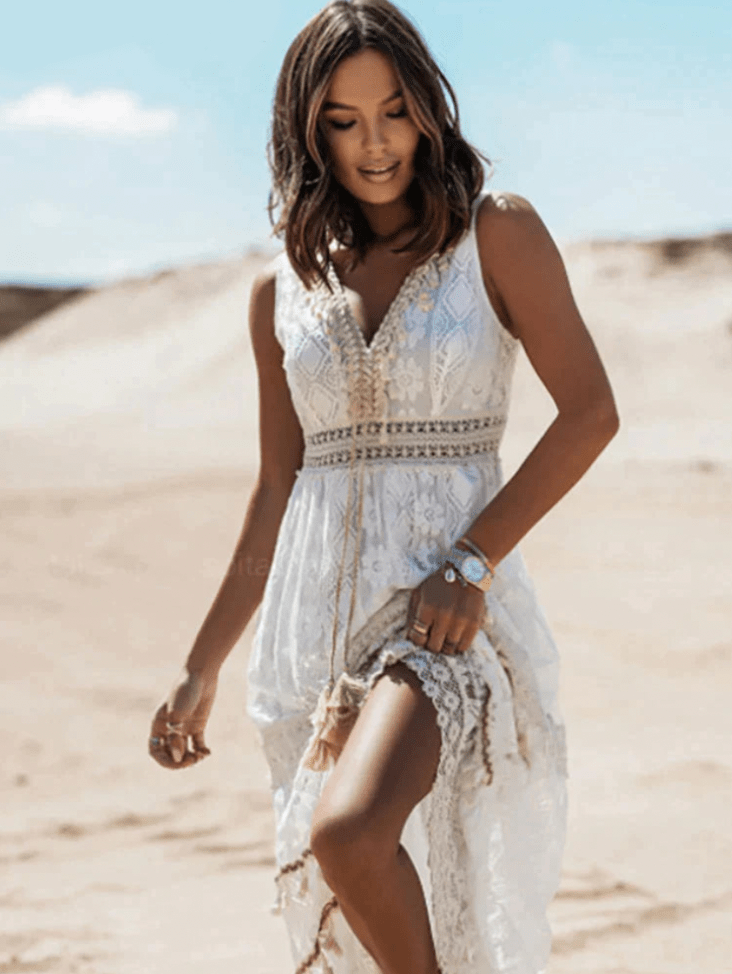 Sahara Maxi Jurk | Boho Elegantie & Comfort