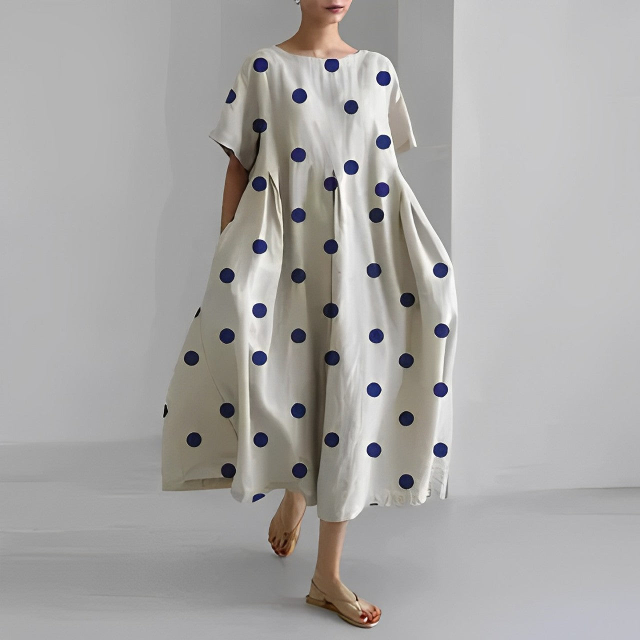 Women's Oversized Maxi Dress | Artistic Design & Airy Fit
