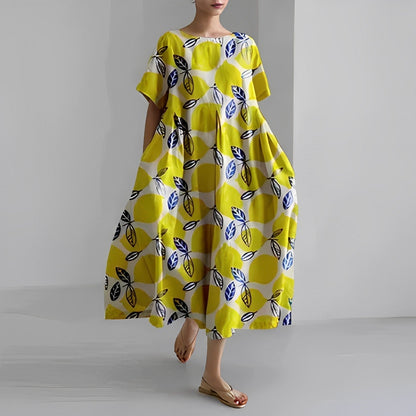 Women's Oversized Maxi Dress | Artistic Design & Airy Fit
