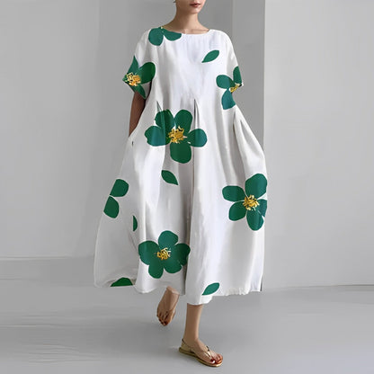 Women's Oversized Maxi Dress | Artistic Design & Airy Fit