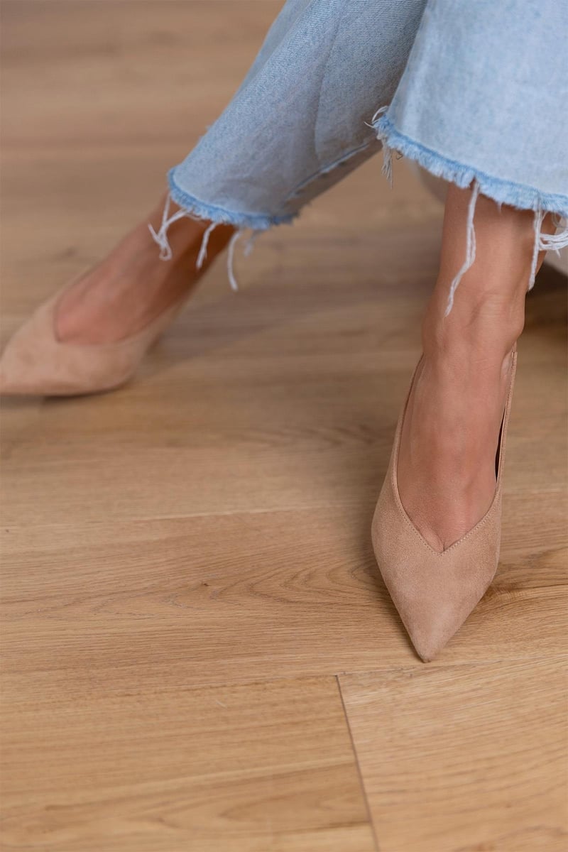 Women's Slingback Heels | Pointed Toe & Elegant Heel | Chic & Minimal