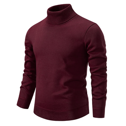 Men's Turtleneck Sweater of Soft Cotton – High-Quality & Comfortable Fit