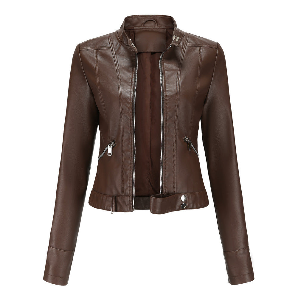 Women's Leather Jacket Elegant – Genuine Leather & Timeless Design