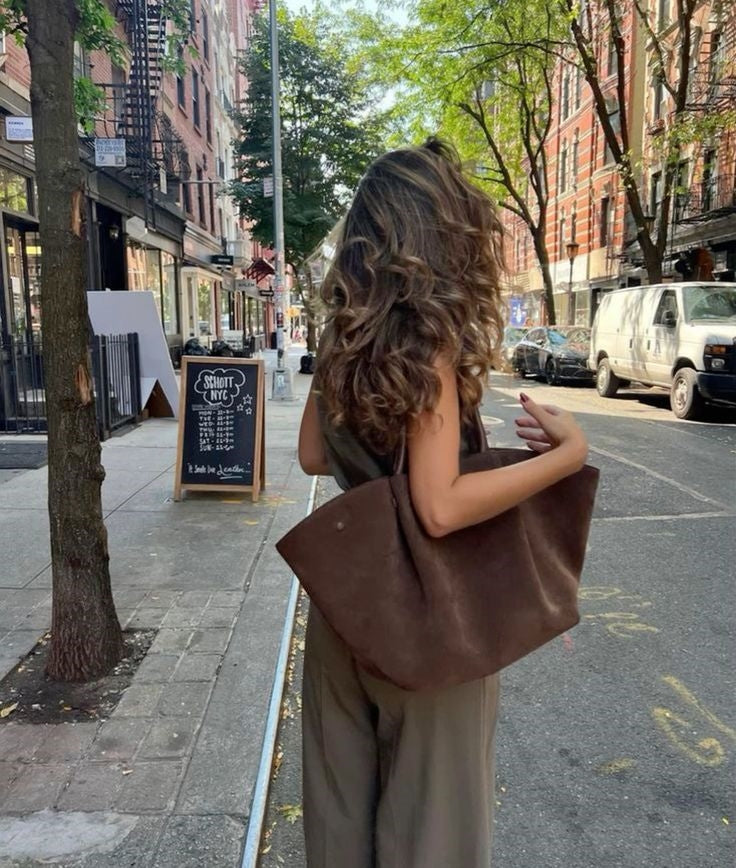 Vegan Suède Tote Tas – Elegant & Praktisch voor Elke Gelegenheid