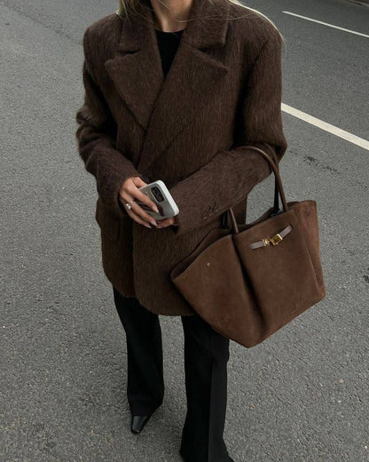 Vegan Suède Tote Tas – Elegant & Praktisch voor Elke Gelegenheid