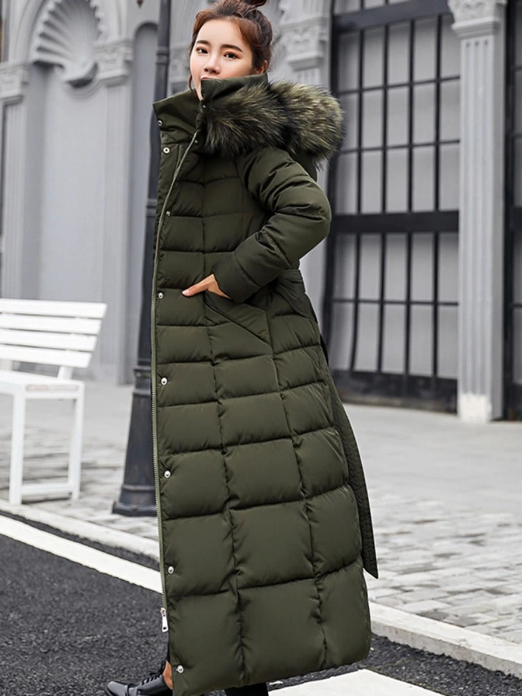 Dames Winterparka met Bontkraag – Warm & Stijlvol voor de Winter