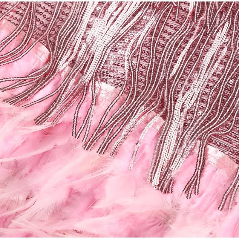 Elara Fringe Dress | Luxe Fringes & Elegant Fit | Party & Wedding Guest