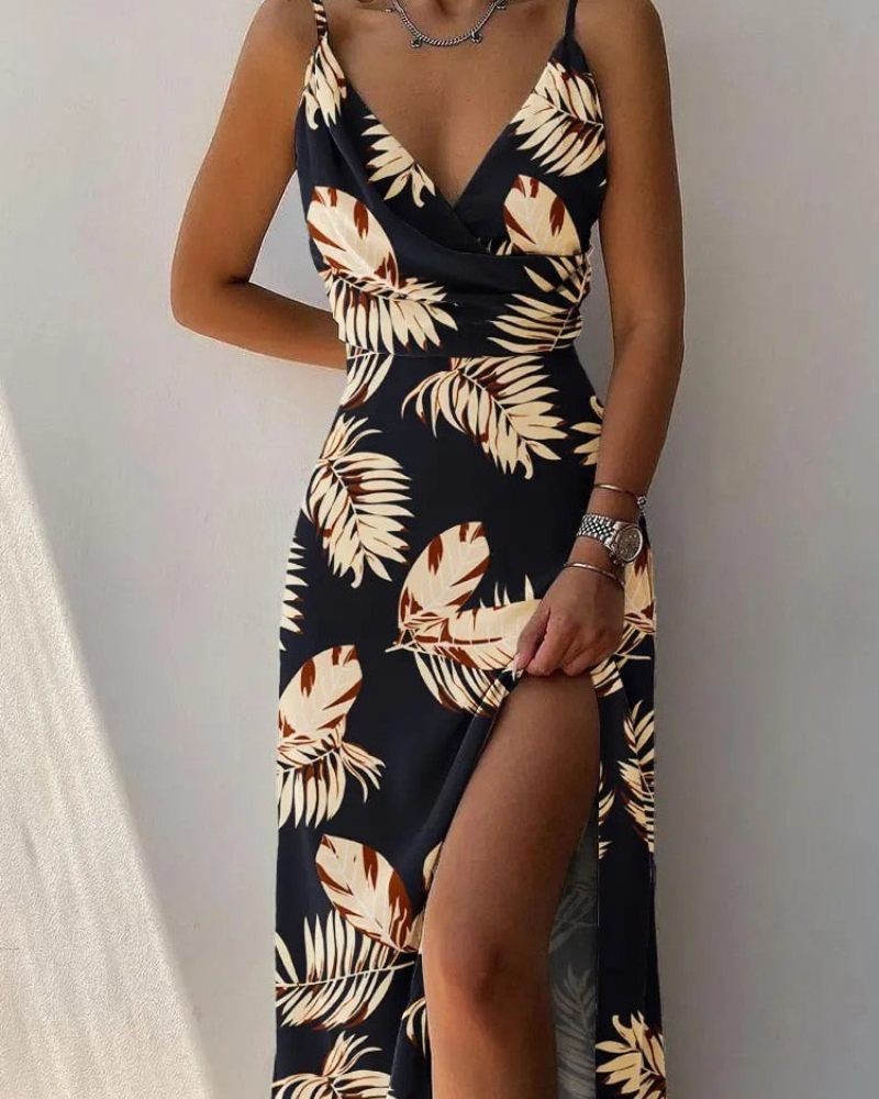 Elara Maxi Jurk | Satijnlook & Elegante Avondstijl
