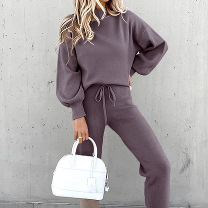 Weiches Strick-Loungewear-Set für Damen